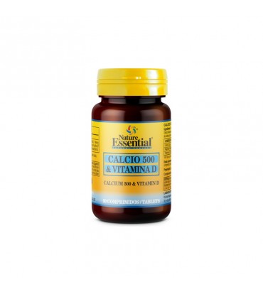 Calcio 500 + Vitamina D 50 comprimidos Nature Essential
