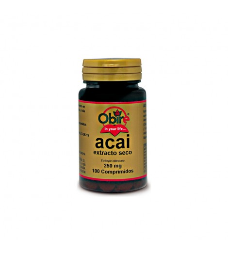 Acai Extracto Seco 100 comprimidos 250 mg Obire