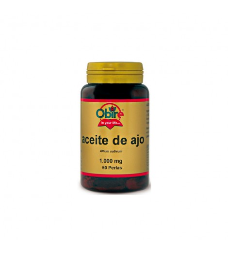 Aceite de Ajo 60 perlas 1000 mg  Obire