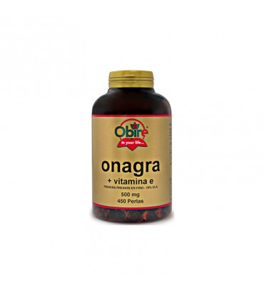 Aceite de Onagra + Vitamina E 450 perlas 500 mg Obire