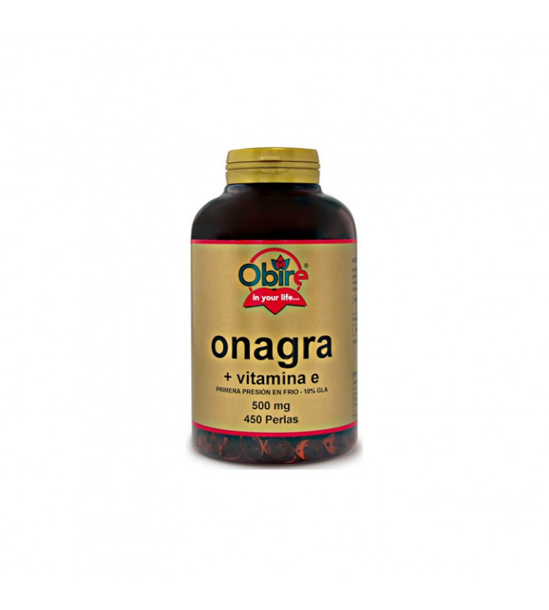 Aceite de Onagra + Vitamina E 450 perlas 500 mg Obire