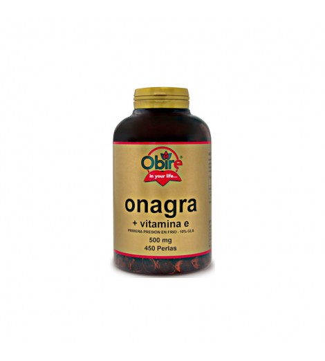 Aceite de Onagra + Vitamina E 450 perlas 500 mg Obire