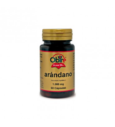Arándano 60 cápsulas 1000 mg Obire