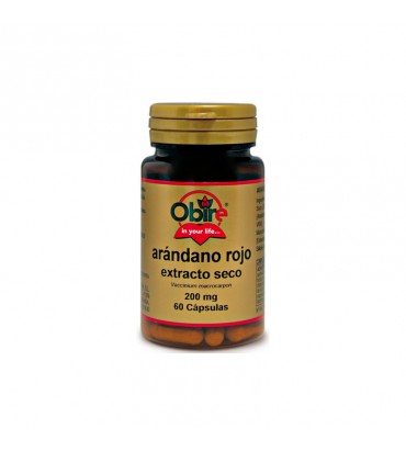 Arándano Rojo Extracto Seco 60 cápsulas 200 mg Obire