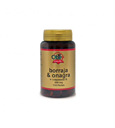 Borraja + Onagra + Vitamina E 110 perlas 500 mg Obire