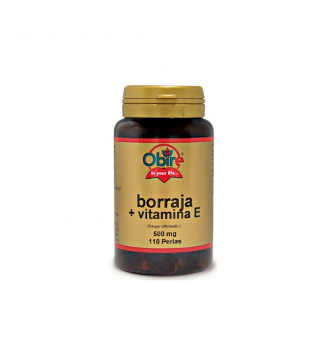 Borraja + Vitamina E 110 perlas 500 mg Obire