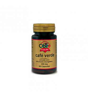 Café Verde Extracto Seco 60 cápsulas 200 mg Obire