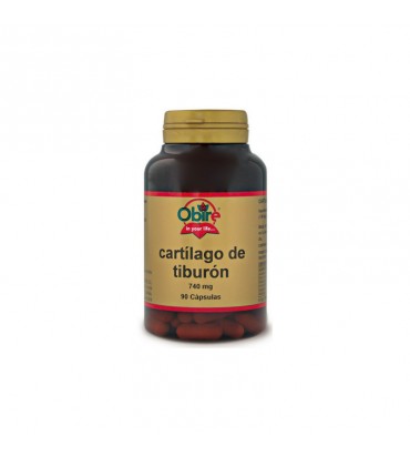 Cartílago de Tiburón 90 cápsulas 740 mg Obire