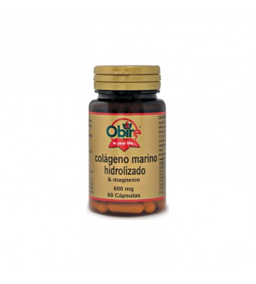 Colágeno Marino + Magnesio 60 cápsulas 600 mg Obire