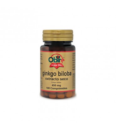 Ginkgo Biloba 100 comprimidos 450 mg Obire