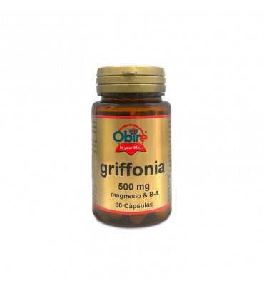 Griffonia + Magnesio + B6 60 cápsulas 500 mg Obire