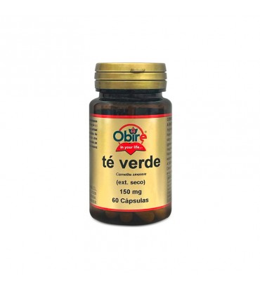 Té Verde 60 cápsulas 150 mg Obire