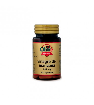 Vinagre de Manzana 60 cápsulas 500 mg Obire