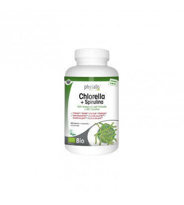 Chlorella + Spirulina 500 comprimidos Physalis