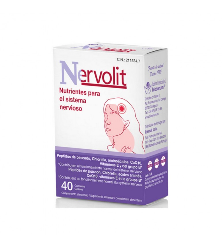 Nervolit 40 cápsulas Bioserum