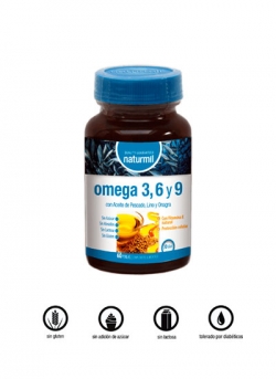 Omega 3, 6 y 9 Naturmil 60 perlas Dietmed