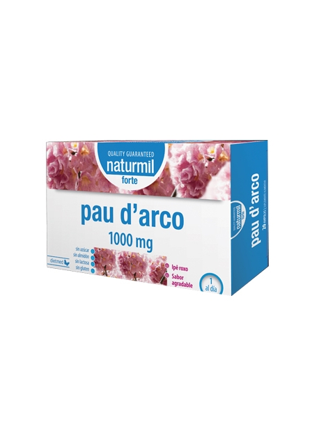 Pau D'Arco Forte Naturmil 20 x 15 ampollas DietMed