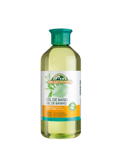 Gel Baño Ecocert Argán y Aloe Vera 500 ml Corpore Sano