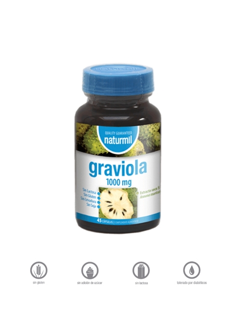 Graviola (Anona) Naturmil 45 cápsulas Dietmed