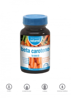 Beta Caroteno Naturmil 10000 UI 60 perlas Dietmed