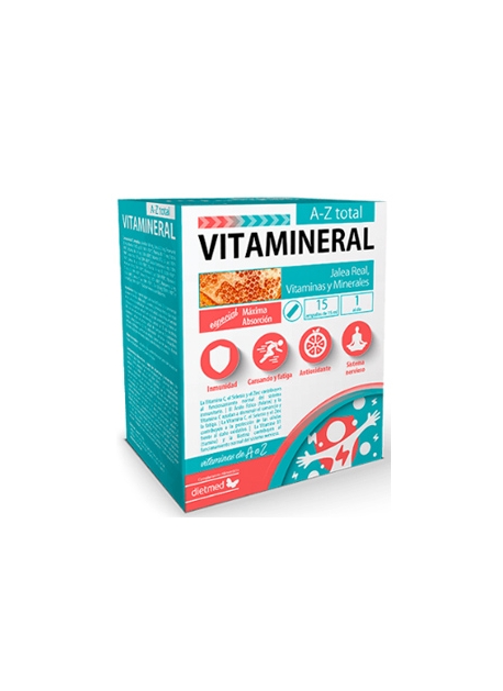 Vitamineral A-Z Total 15 ampollas 15 ml Dietmed