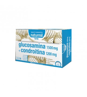Glucosamina + Condroitina Forte  Naturmil 20 ampollas Dietmed